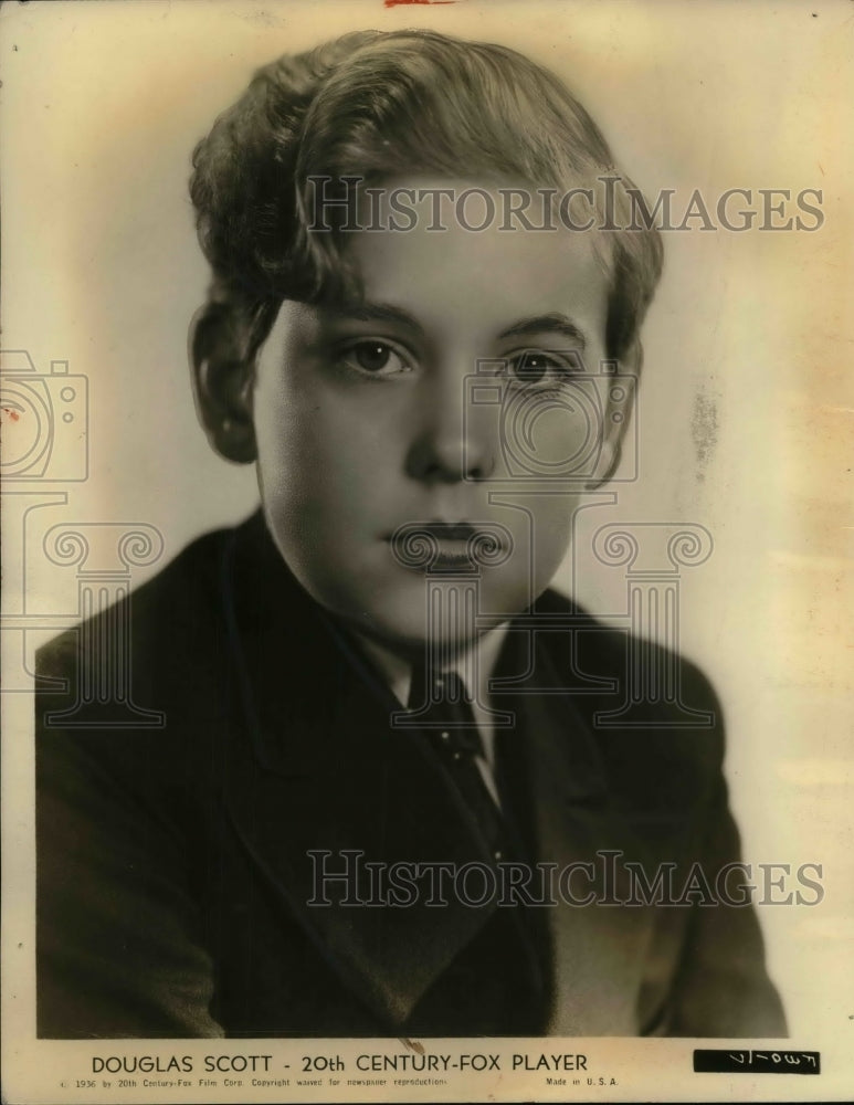 1937 Actor Douglas Scott - Historic Images