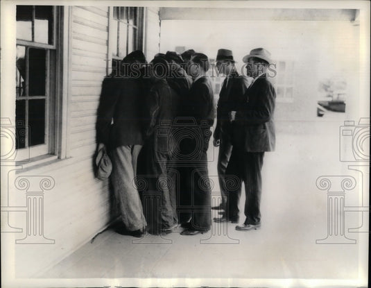 1936 Press Photo Coroner's Jury Investigation, Mrs. H. Bradley Davidson Death-Historic Images