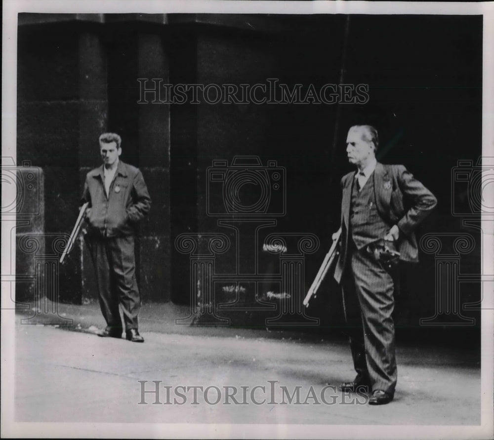 1952 Chicago Guards Bill Eakins and Newton Nicholich  - Historic Images