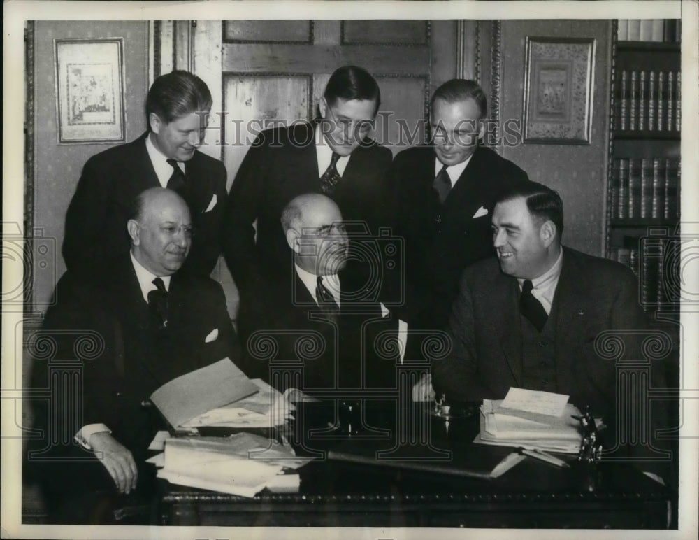 1937 Governors H. Horner, C. Hurley, H. Lehman, P. La Follette - Historic Images
