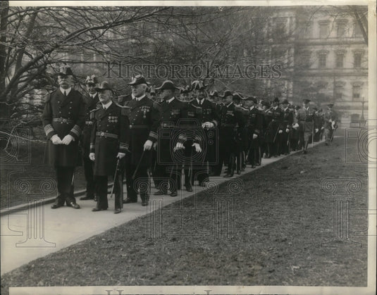 1930 Press Photo New Years Day Reception at White House - Historic Images