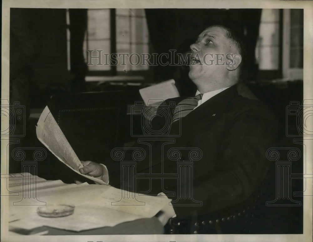 1938 Press Photo Bernard Hofmann President Of Wisconsin American Society - Historic Images