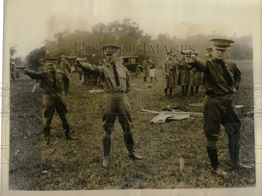 1926 Press Photo Capt Charles Eyper Col Paul Debovoiso & Capt Warren Coon - Historic Images