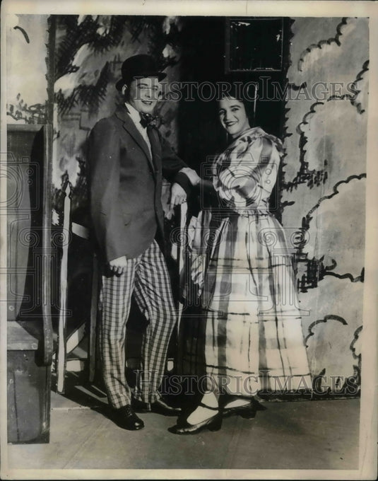 1931 Press Photo Univ. of Penn play, Victor Greis, Charles Ince - Historic Images