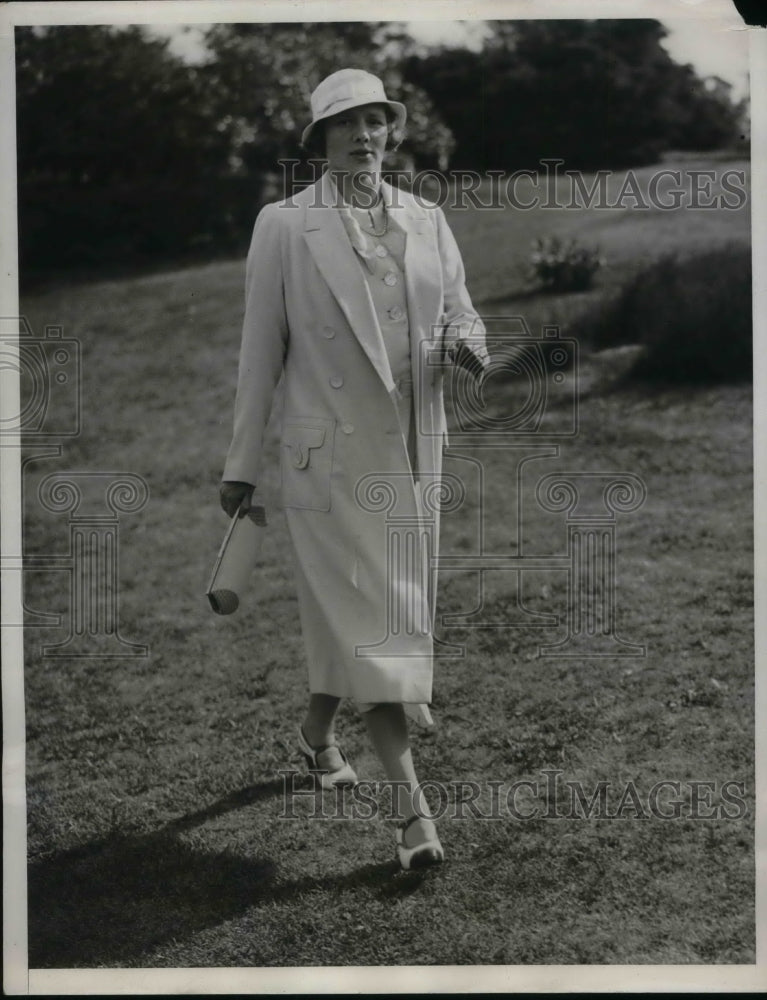 1933 Press Photo Mrs James Van Alen nee Eleanor Langley-Historic Images