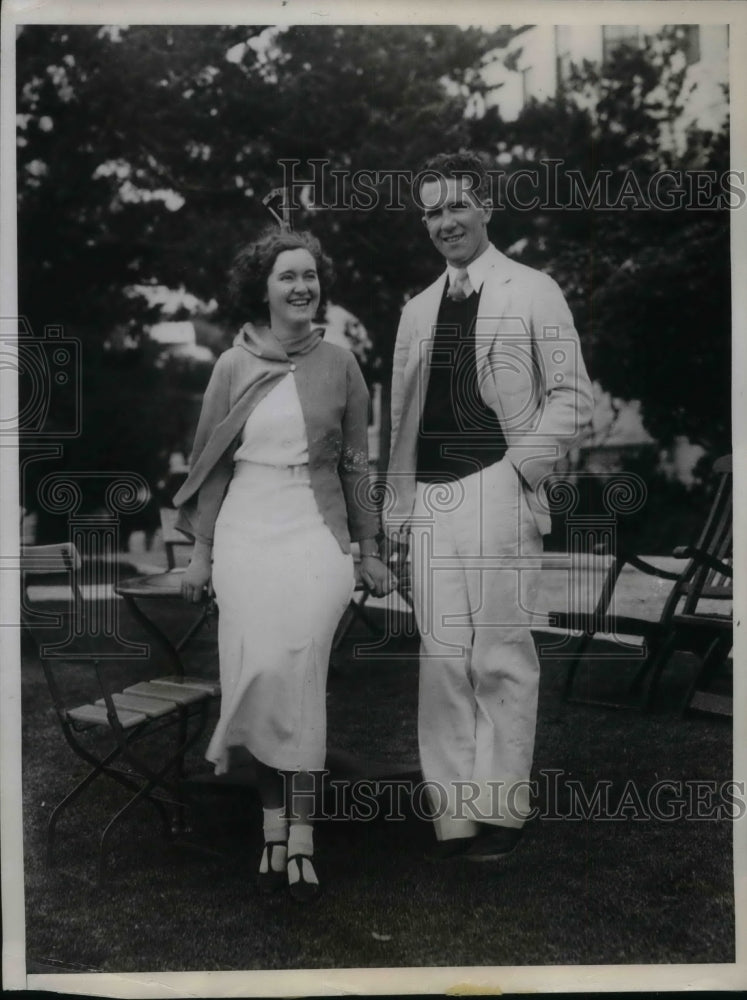 1934 Press Photo Mr. and Mrs. J. Kenneth Lyden - nea34607 - Historic Images