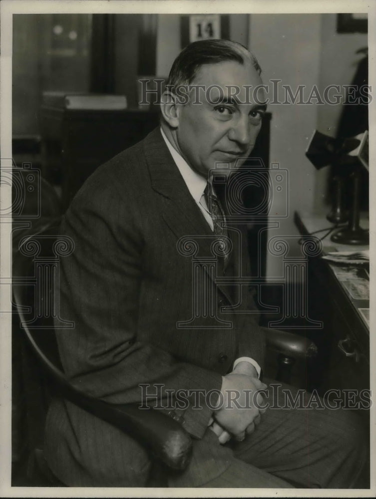 1927 Press Photo Edward Litzinger, Chicago Assessor - Historic Images