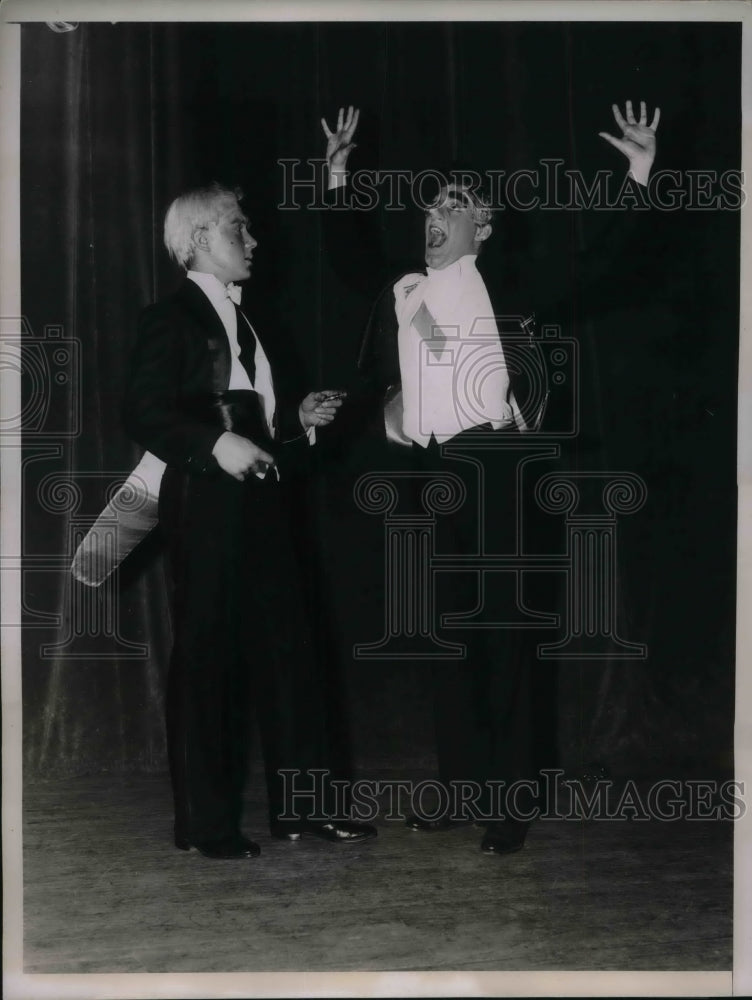 1935 U of Penn. Mask &amp; Wig play, A Baker &amp; Sam Blaskey - Historic Images