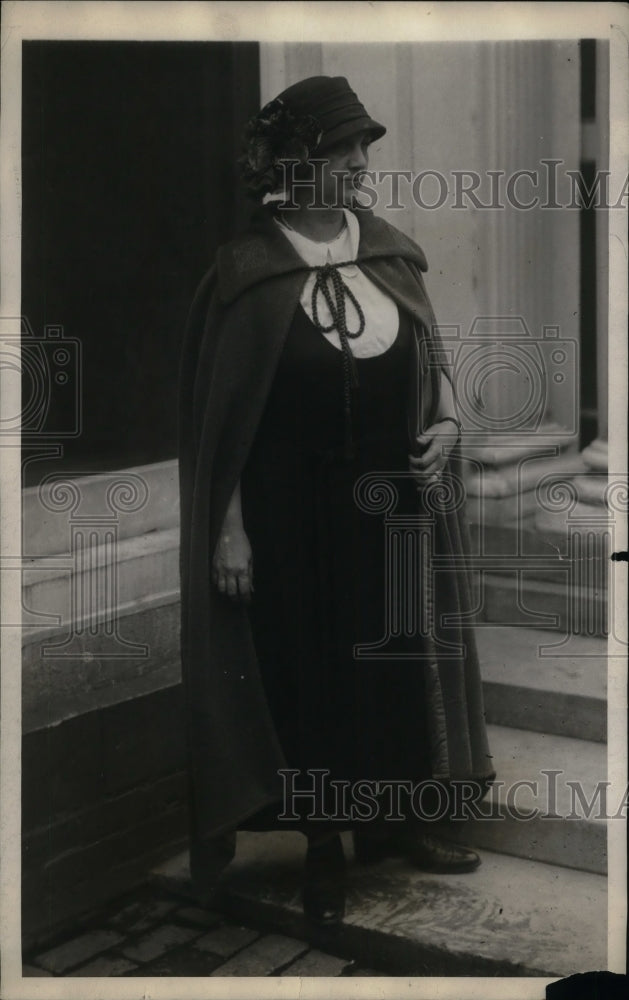 1925 Press Photo Mrs W Huck Wife of Former Representative of Illinois - Historic Images