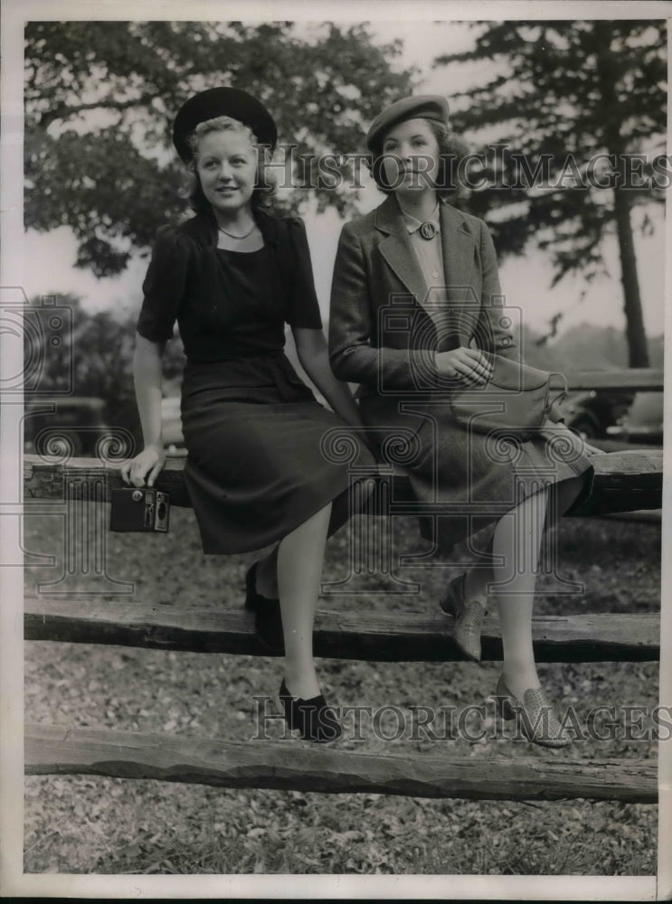 1938 Penny Ferbacher &amp; Margaret Collins - Historic Images