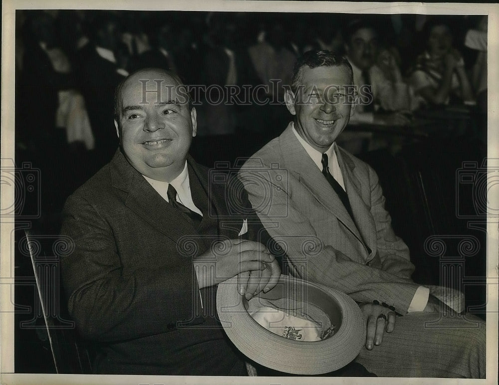 1935 Howard Hopson and atty William A Hill  - Historic Images