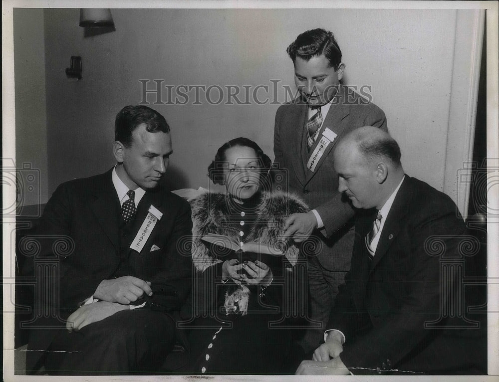 1935 Young Republican Natl. Committee Meeting in Iowa. - Historic Images