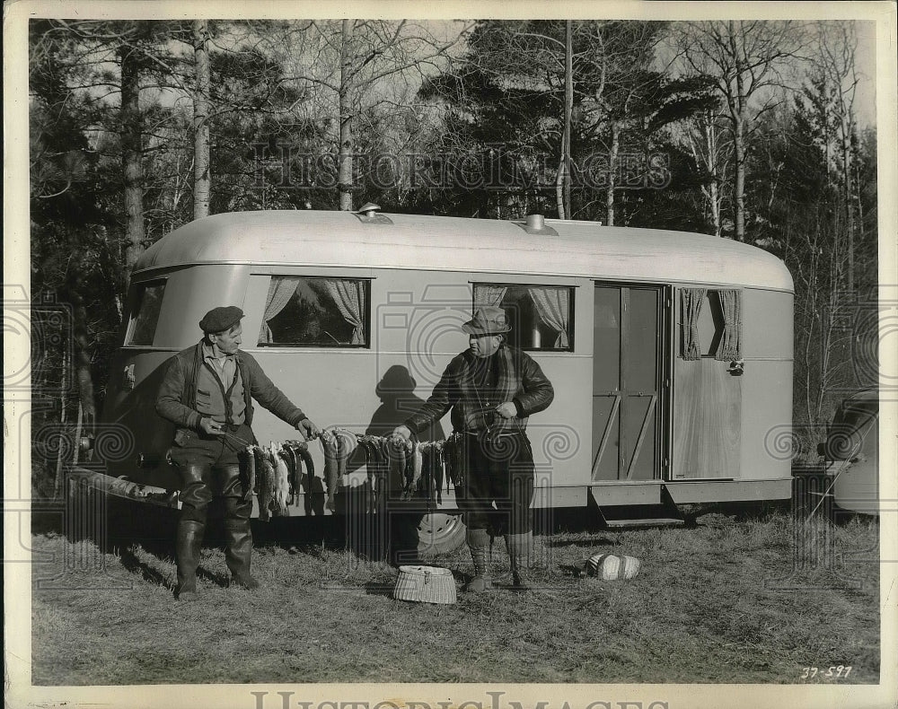 Fishermen Show Their Catch For The Day  - Historic Images