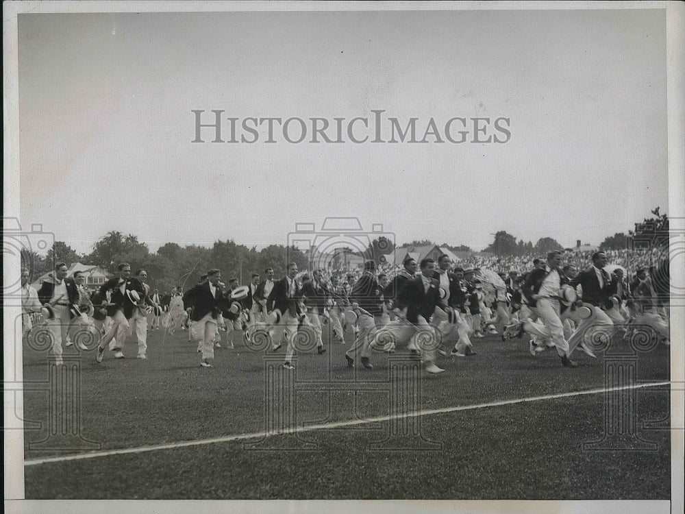 1934 Princeton alumni at Alumni Day - Historic Images