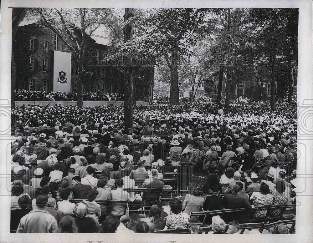 1947 Press Photo President Truman Speaks at Princeton - nea35817 - Historic Images