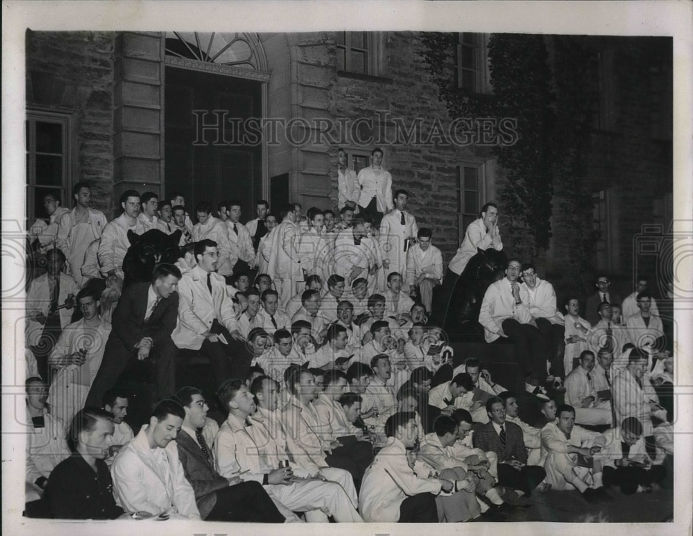 1939 Press Princeton Singing Senior Inaugurate Nightly Program  - Historic Images