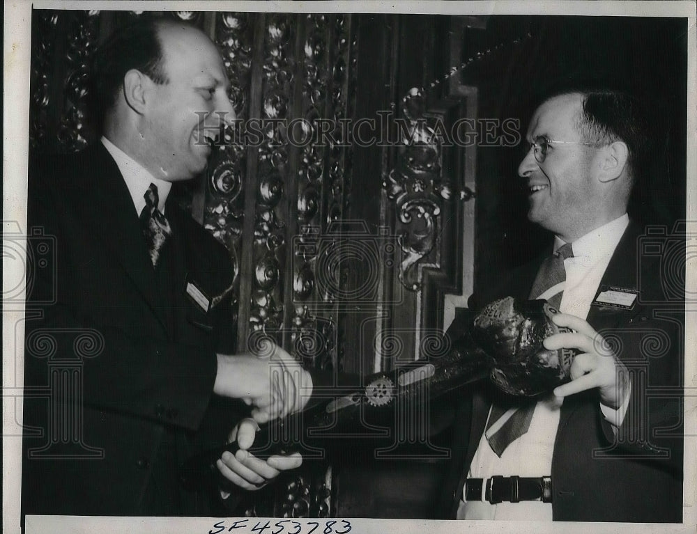 1938 Philip C. Lovejoy, Prentiss Terry, Rotary International - Historic Images