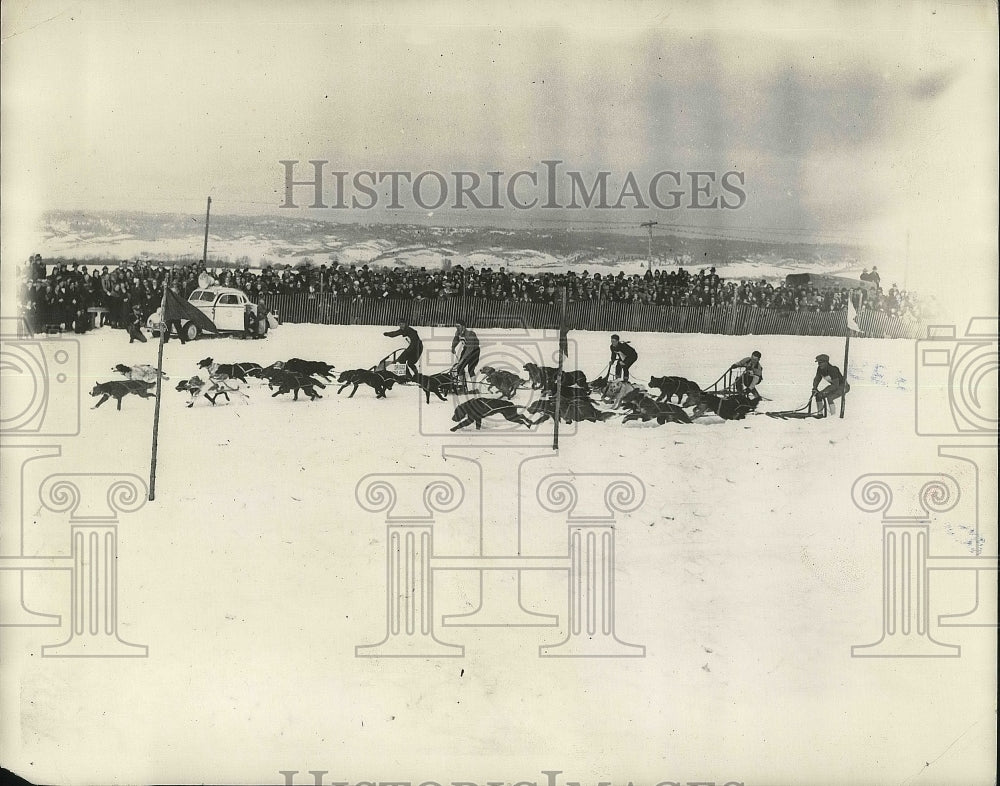 1940 Press Photo Ashton Dog Race - Historic Images