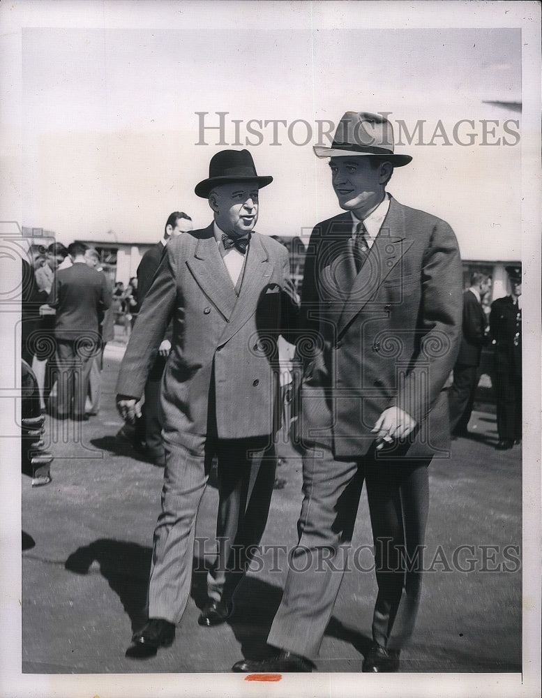 1961 W. Averell Harriman, and Walter Gifford in London. - Historic Images