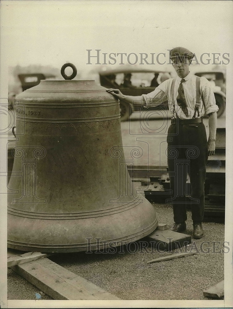 1930 Press Photo Princeton University in N.J., donated bells for the church - Historic Images