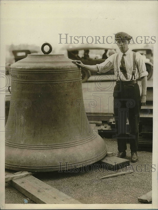 1930 Press Photo Princeton University in N.J., donated bells for the church - Historic Images