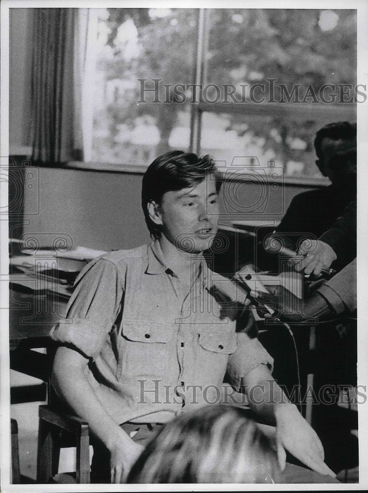 1970 Press Photo Mark Knope, editor of Madison newspaper Kaleidescope - Historic Images