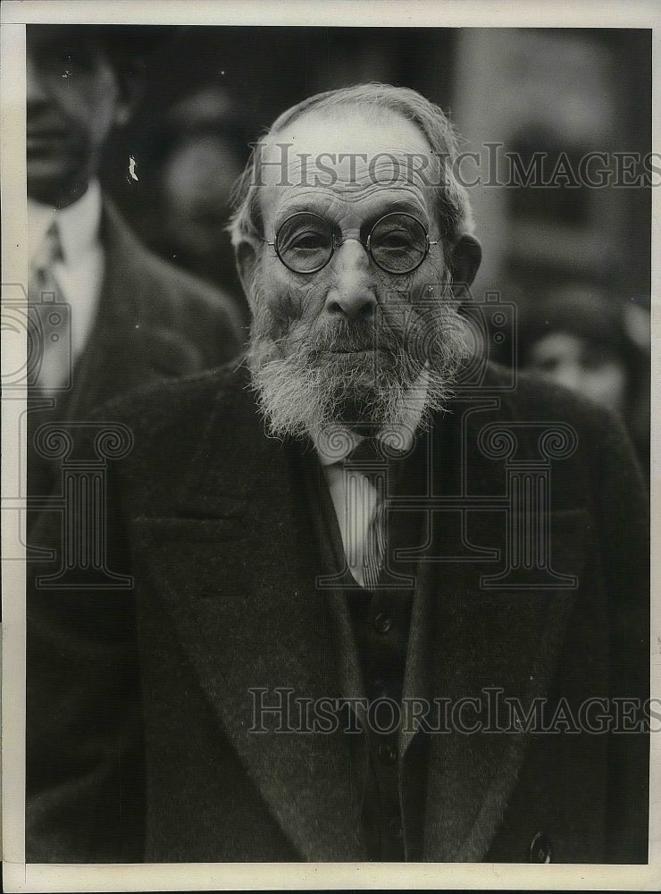 1931 Press Photo Dr. Merritt Eddy celebrating his 98th birthday. - Historic Images