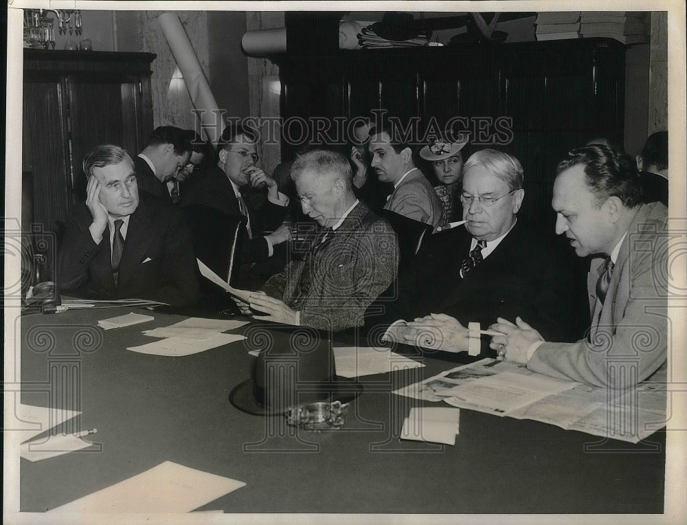 1940 Senate Naval Affairs Comm,Edison,Hale Johnson &amp; Lucas - Historic Images