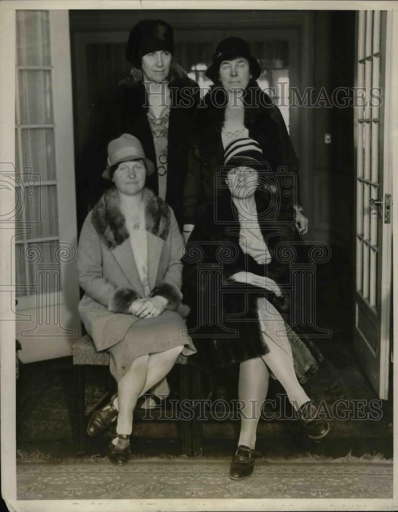 1929 Press Photo Auxiliary of Women to Society Planning Benefit Circus - Historic Images