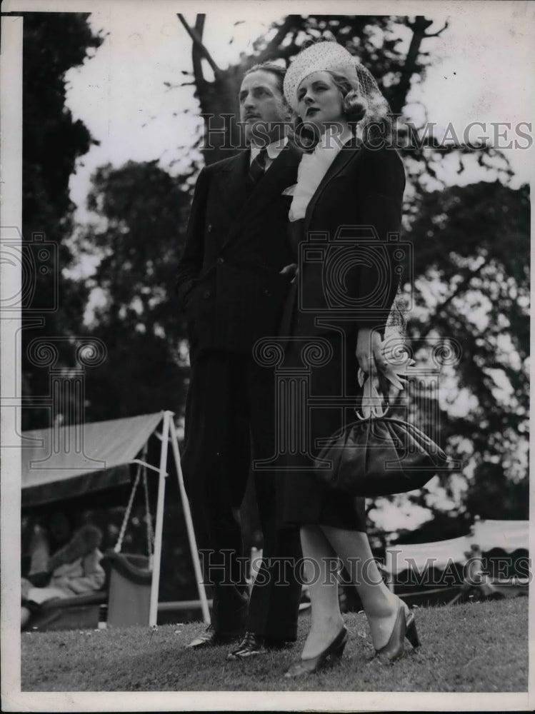 1938 Press Photo Model Alma Orion Heywood Marries Harold S. Sanderson - Historic Images