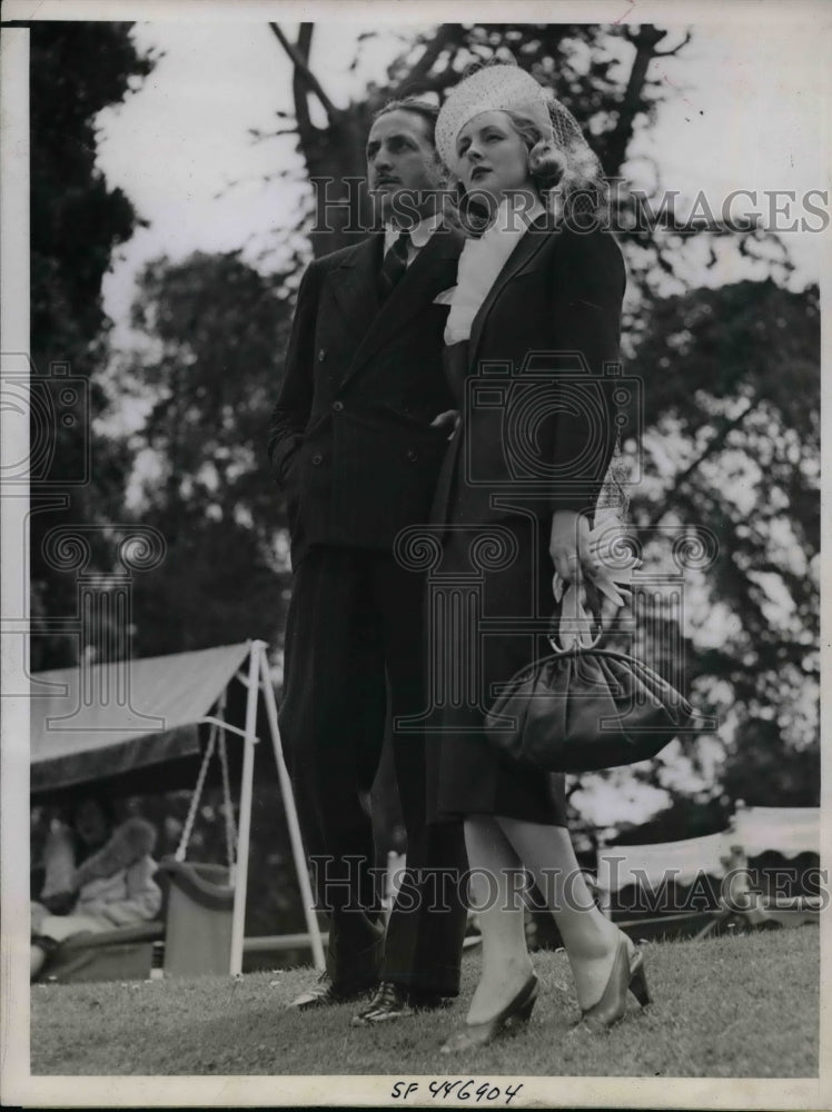 1938 Press Photo Model Alma Orion Heywood Marries Harold S. Anderson - nea37023 - Historic Images