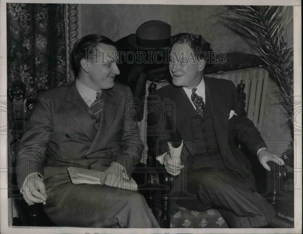 1938 GOP Leaders William Knowland and ohn D.M. Hamilton.  - Historic Images
