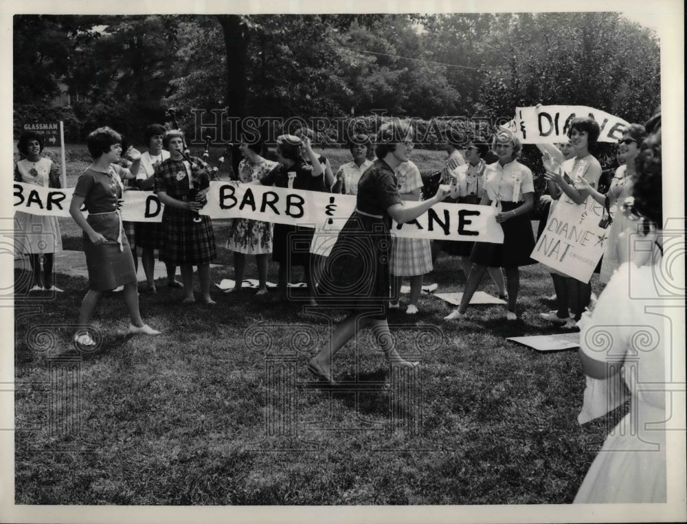 1962 Press Photo American Legion Auxillary, Girls Nation program - Historic Images