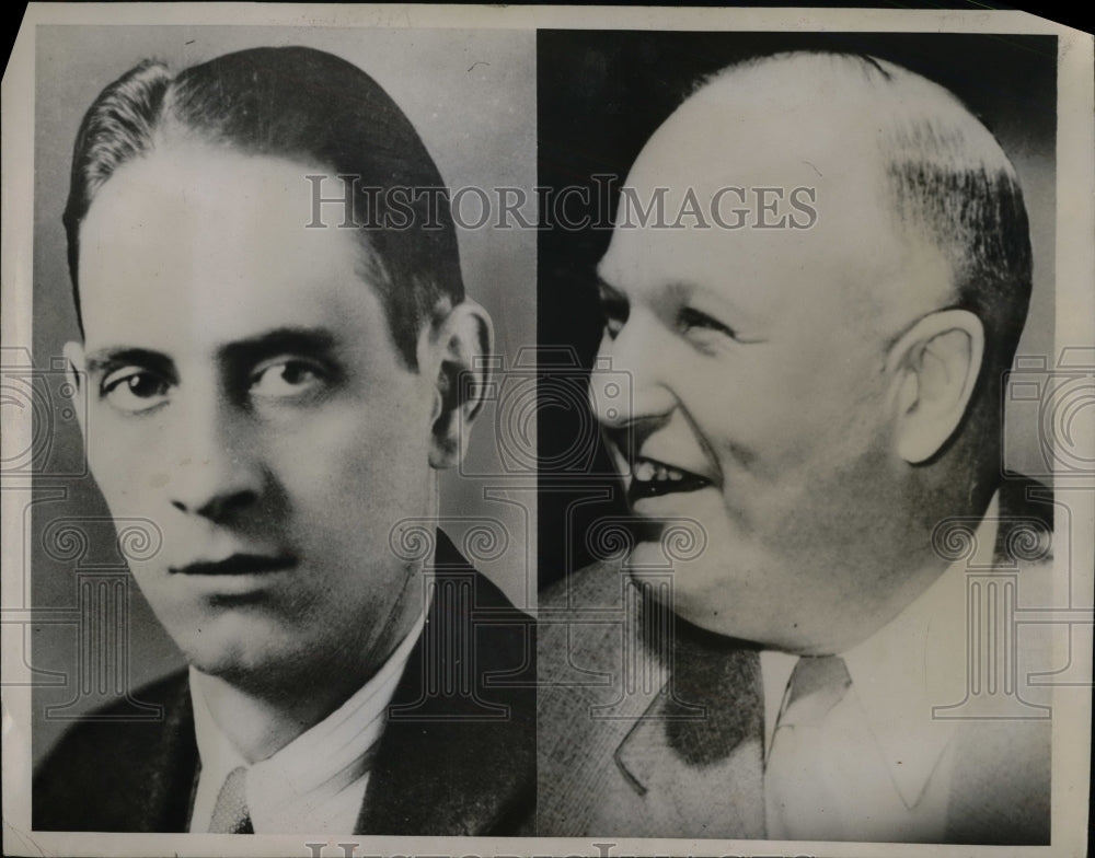 1941 Press Photo Edward B. Hansen Mayor Marvin Kline - nea37312 - Historic Images