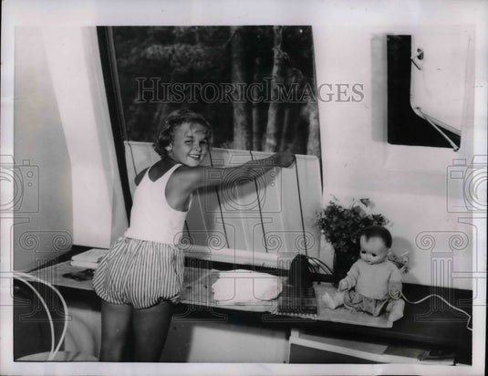 1956 Kersti Engtroem's Sleeping cabiet  - Historic Images