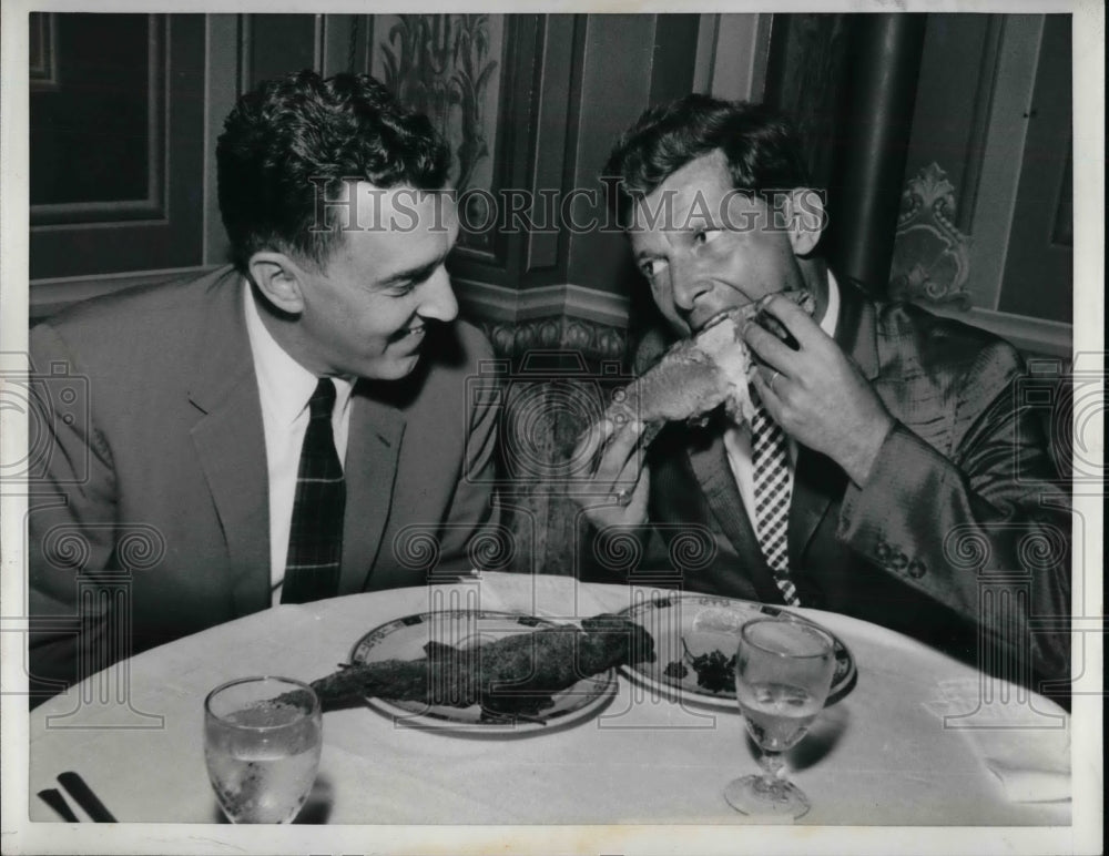 1959 Press Photo Senator Edmund Muskie &amp; Senator Gale McGee - nea37464 - Historic Images