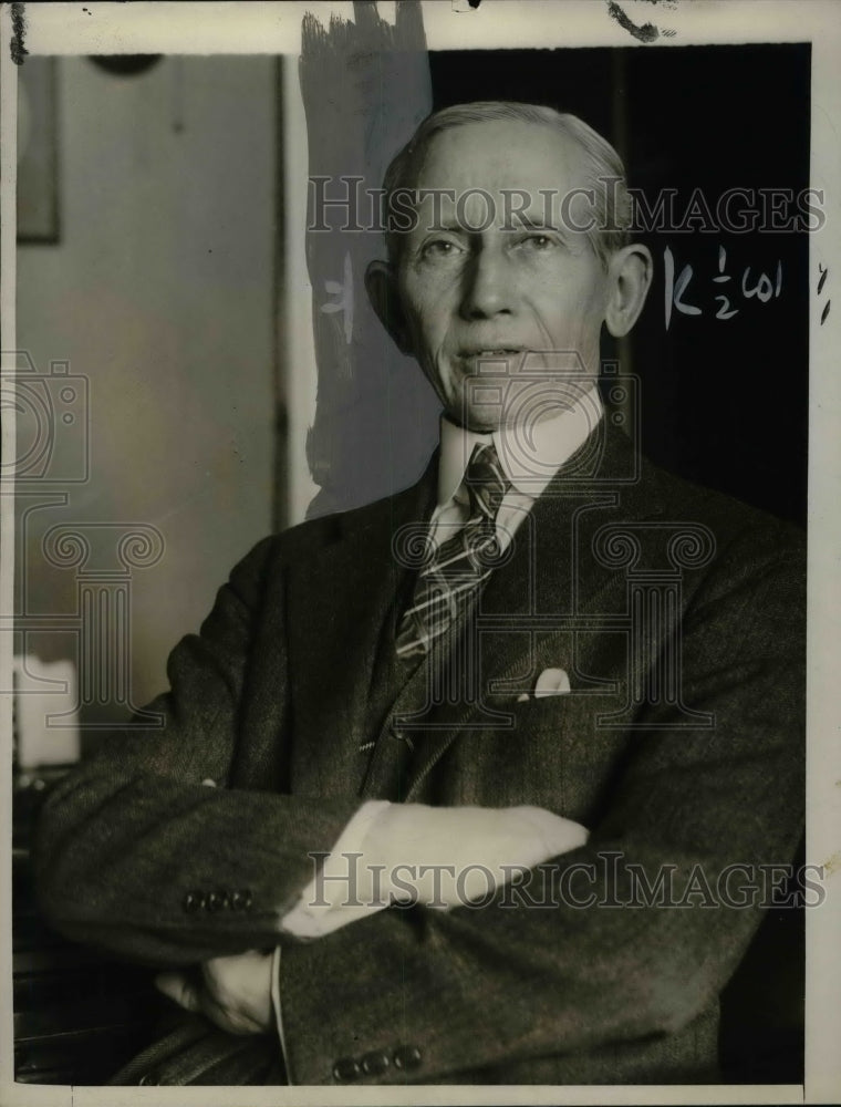 1928 Press Photo Dr. William Hovgaard of Massachusetts Institute of Technology - Historic Images