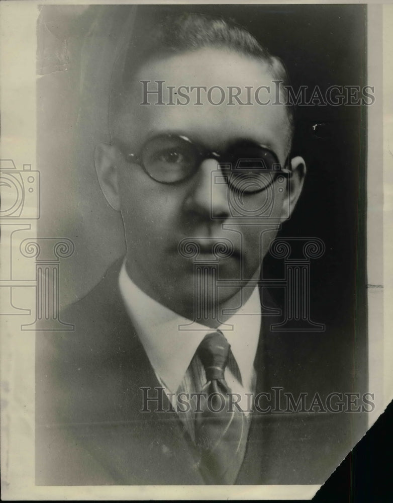 1927 Press Photo LG Whitney City Mayor - Historic Images