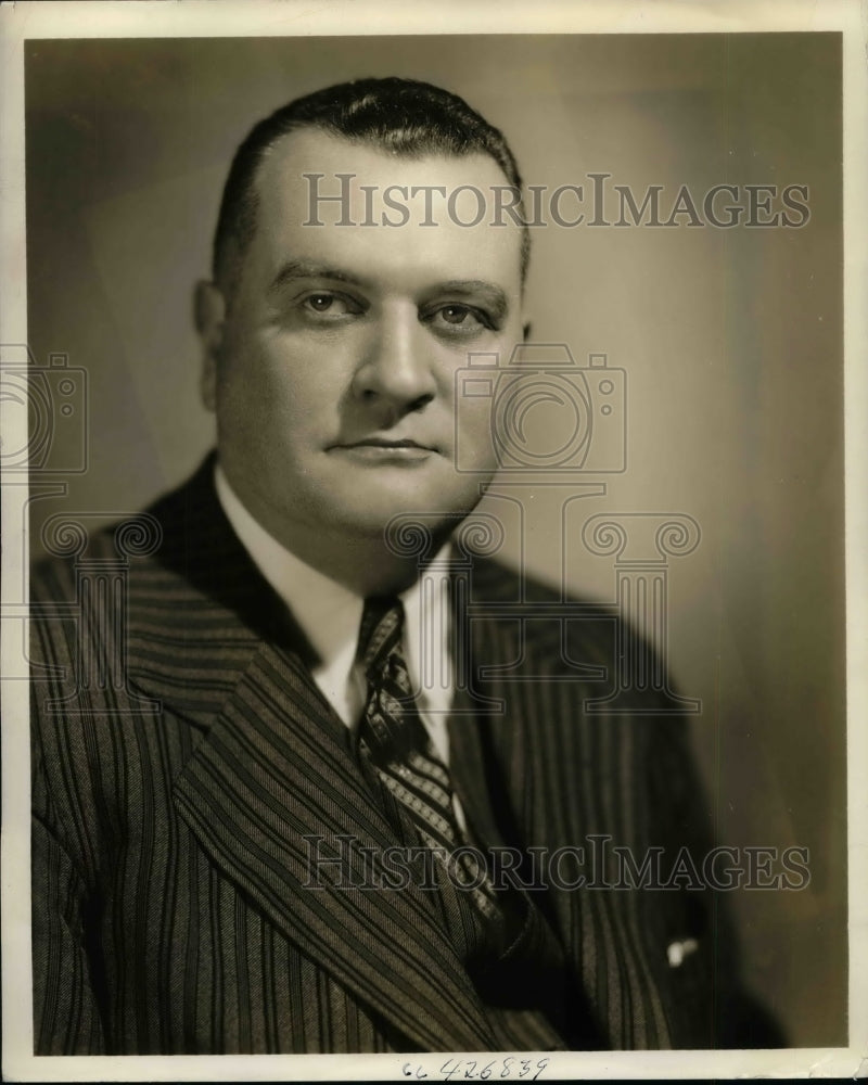 1938 Press Photo F. C. Hardie, Carnegie-Illinois Steel Corporation - Historic Images