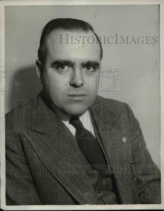 1930 Press Photo Joseph Lynch Commander of Wounded & Disabled Veterans of WW - Historic Images