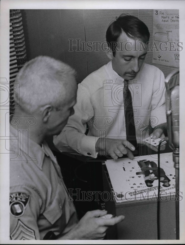 1967 Sgt. Harold Laubental,Cleveland Clinic Police and Mike Reiner, - Historic Images