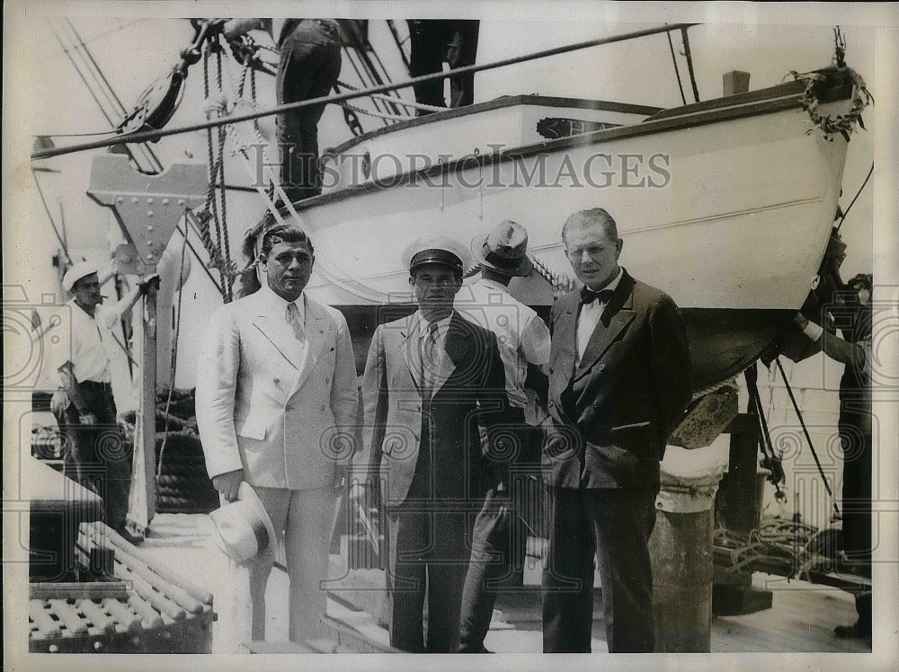 1934 P. L. Murphy, Capt. Frank Anderson, Capt. F. Eckman, &quot;Hawaii&quot; - Historic Images