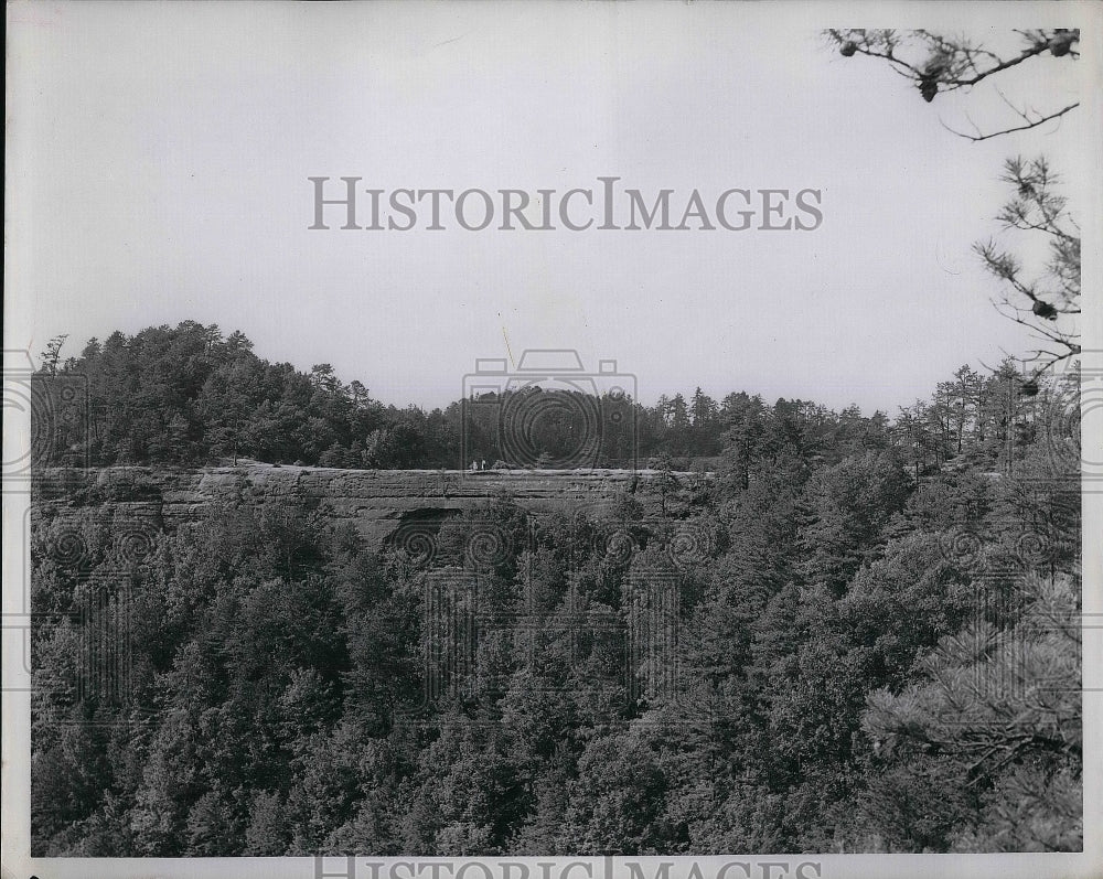 1962 Press Photo Natural Bridge State Park in Kentucky - nea38406-Historic Images