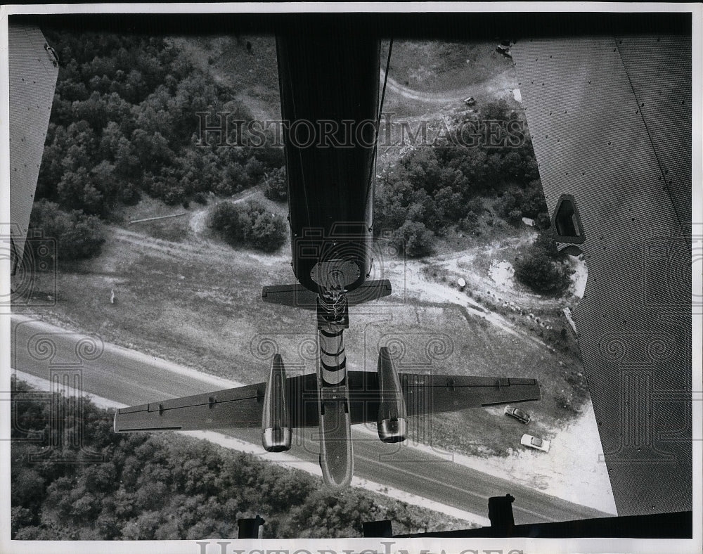 1961 Press Photo View from a Blimp Gondola - nea38408-Historic Images