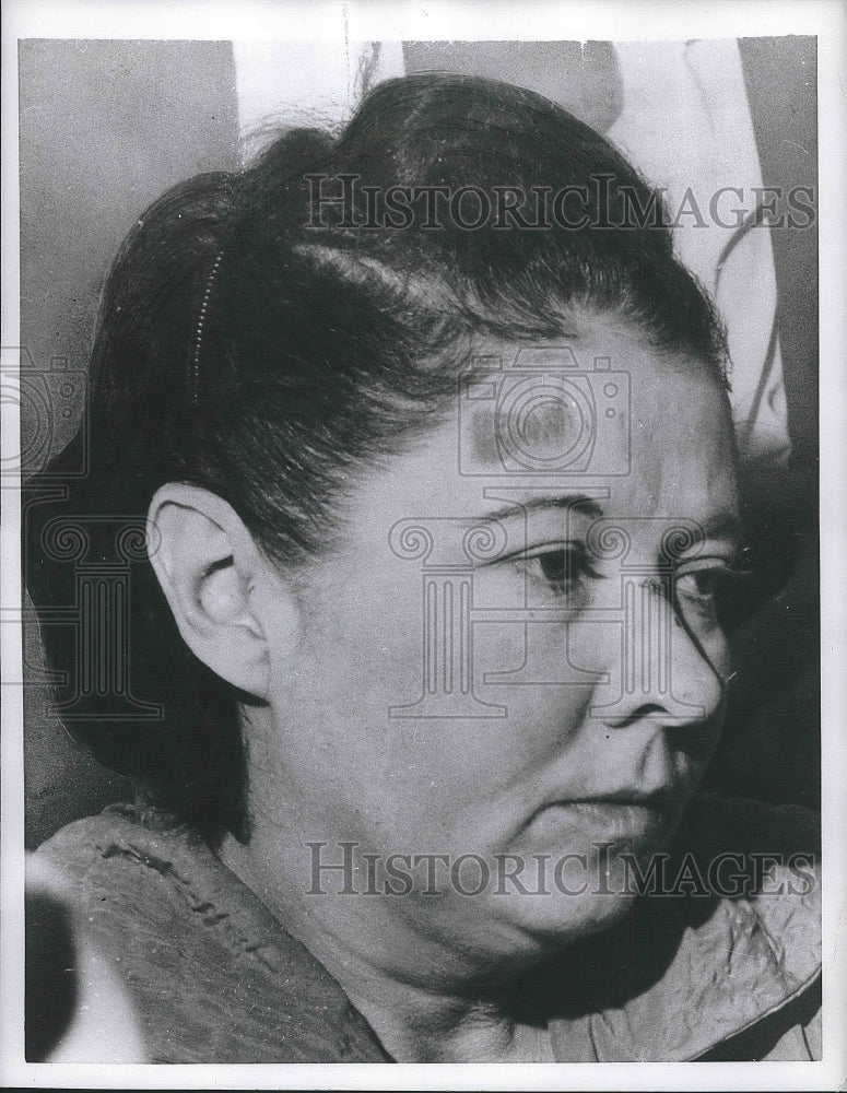 1956 Press Photo Bonnie Brown Heady, charged for kidnap-murder case. - nea38475 - Historic Images