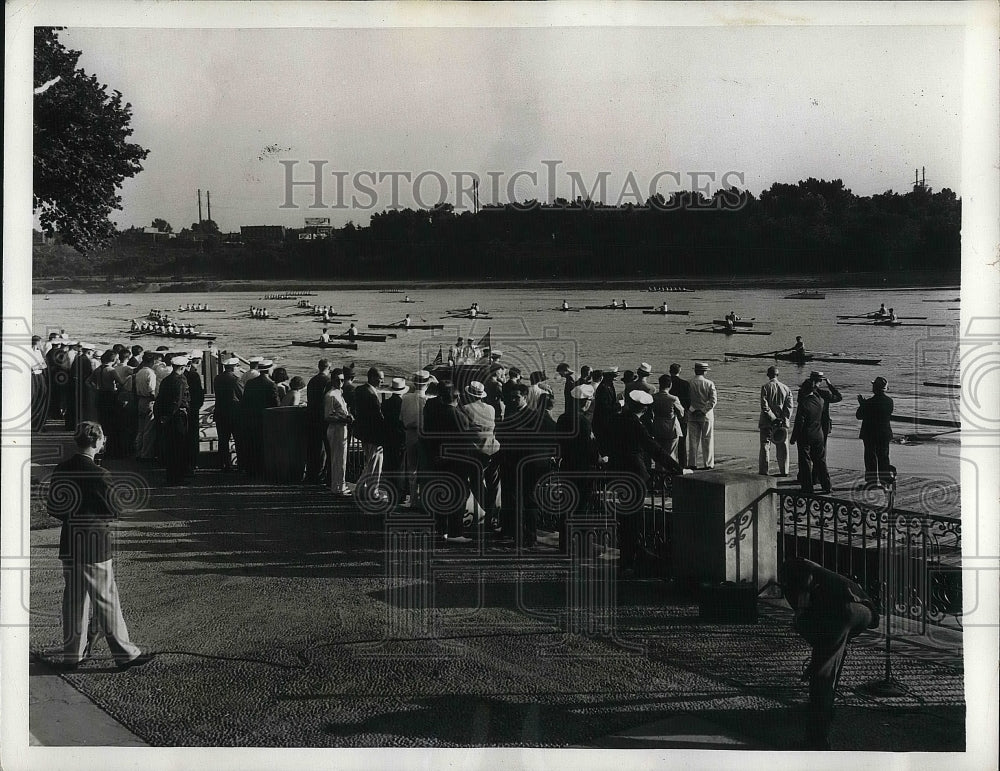 1938 Press Photo Philadelphia Pa Joe Burk Diamond Sculls Winner - nea38722 - Historic Images