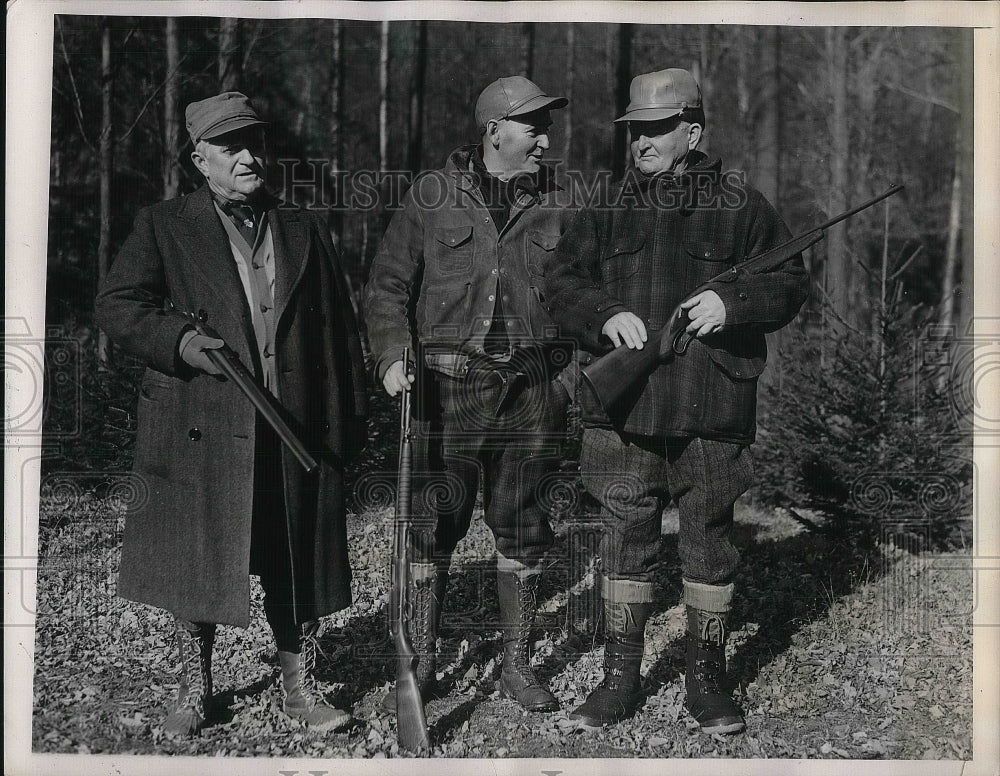 1937 Senator Joseph Guffey Dr. L.L. Hobbs vice Pres. John Garner - Historic Images