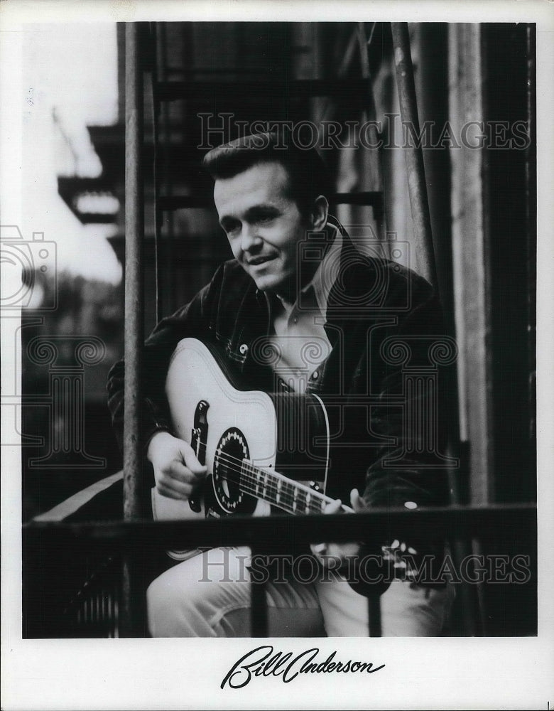 1971 Bill Anderson, Singer - Historic Images