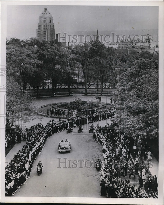 1951 Press Photo Royal Highness Princess Elizabeth & Duke of Edinburgh Canada - Historic Images