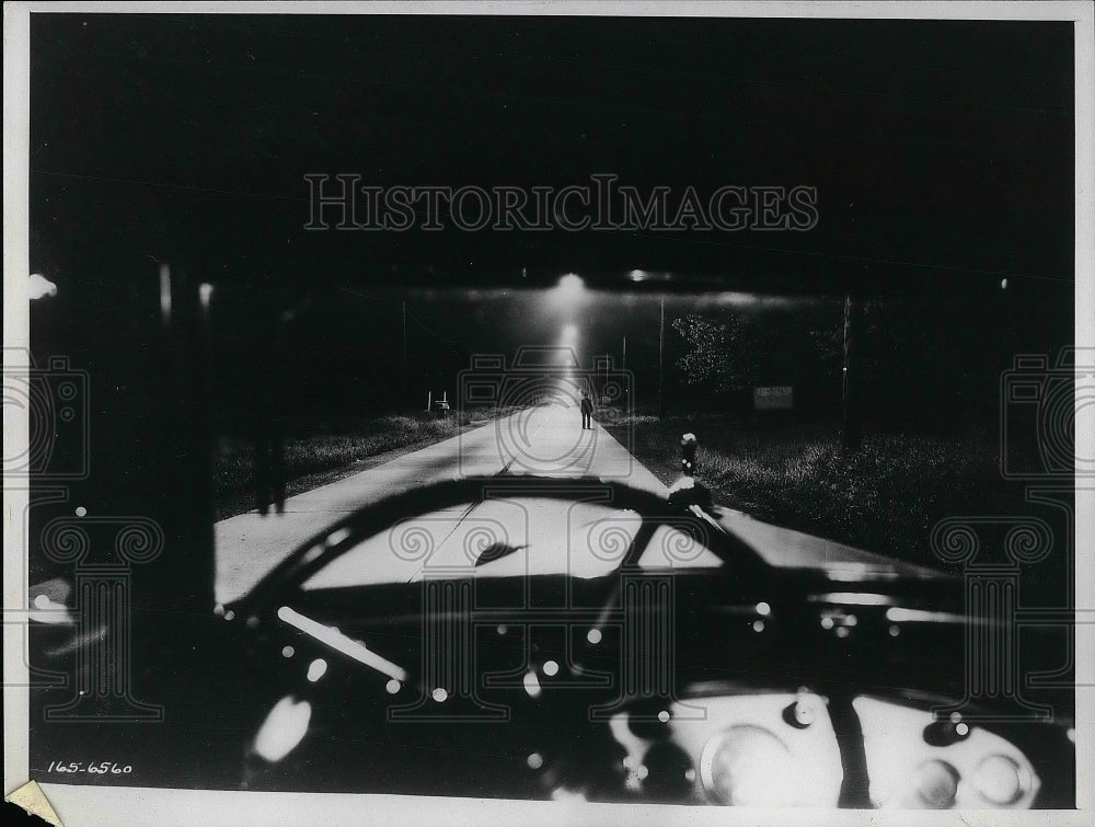 1937 Press Photo Goof Highway Illumination. - Historic Images